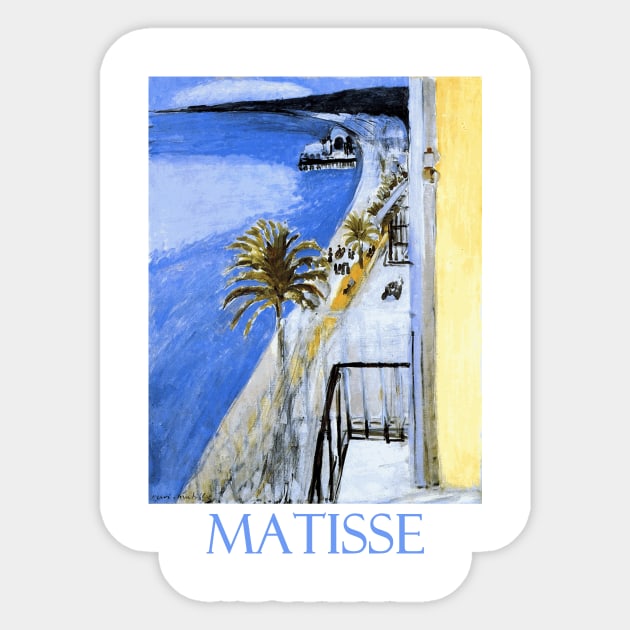 The Bay of Nice (1918) by Henri Matisse Sticker by Naves